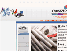 Tablet Screenshot of connectprint.com.br